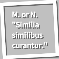 Book, M. or N. "Similia simili