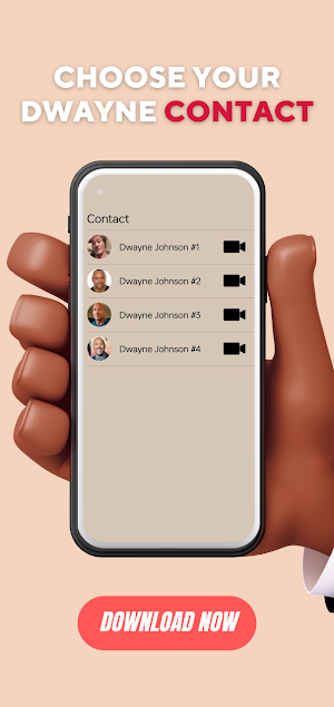 Dwayne Johnson Fake Video Call Screenshot 1