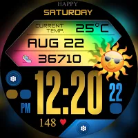 h1102 Gradient King Watch Face