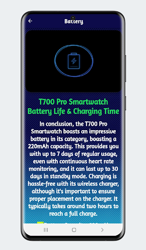 T700 Pro Smartwatch Guide Screenshot 3