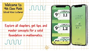 9th Math Solved Hindi Lectures Screenshot 0