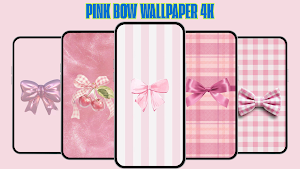 Pink Bow Wallpaper 4K Screenshot 0