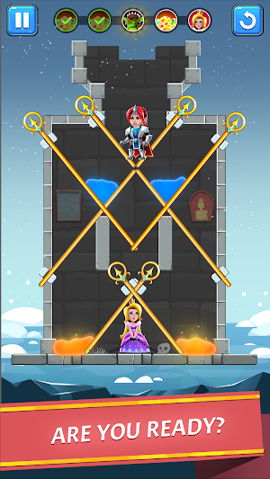 Hero Rescue - Pin Puzzle - Pull the Pin Screenshot 1