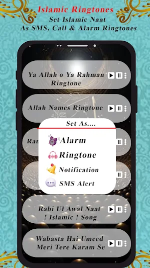 Islamic Ringtones Arabic Naats Screenshot 3