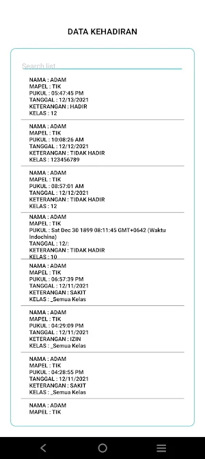 ABSEN DIGITAL MTs AL QOMARIYAH Screenshot 2