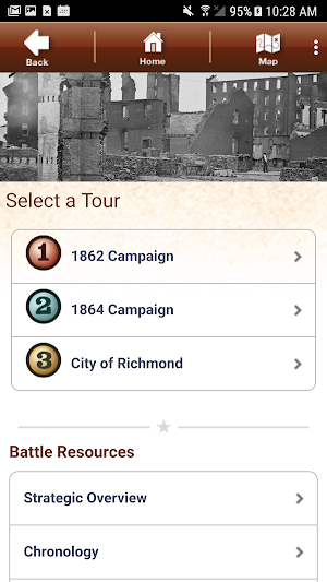 Richmond Battle App Screenshot 2