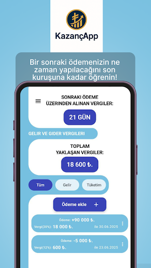 KazançApp Screenshot 2