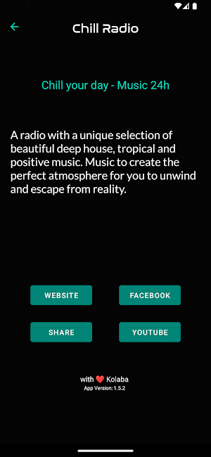 Chill Radio Screenshot 2