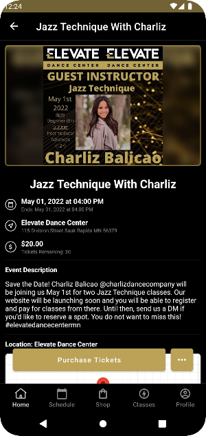 Elevate Dance Center Screenshot 1