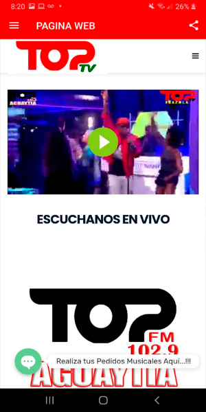 Top TV Aguaytia Screenshot 2