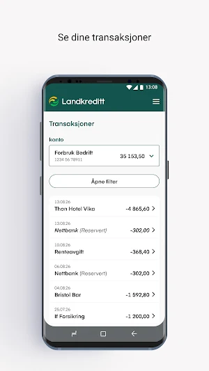 Bedrift Landkreditt Bank Screenshot 3