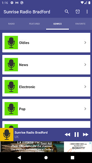 Sunrise Radio Bradford App Screenshot 3