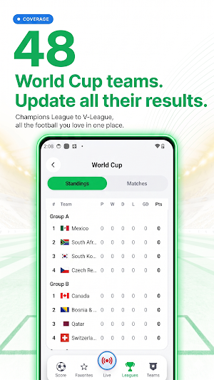 Football Match Live Scores Screenshot 3