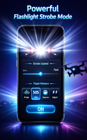 Drone Strobe Light Beacon App Screenshot 3