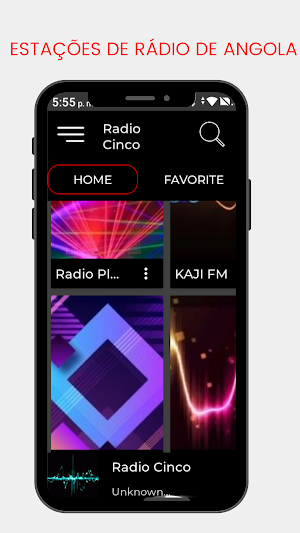 Radio Cinco Angola Online Screenshot 2