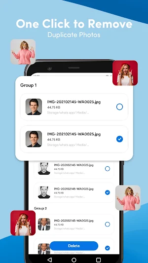 Duplicate Contact File Remover Screenshot 0