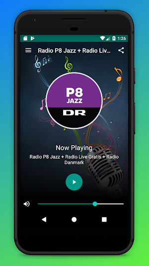 DR P8 Jazz Radio Danmark App Screenshot 0