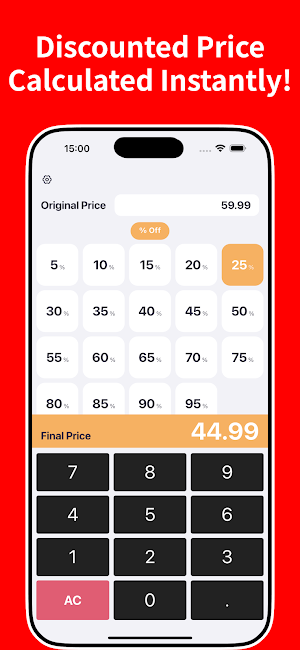 Discount Calculator:Save Money Screenshot 0