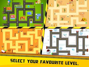 Kids Educational Maze Puzzle - Road Draw Screenshot 1