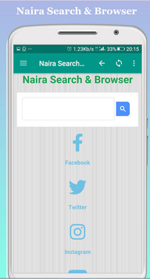 Naira Search & Browser Screenshot 0