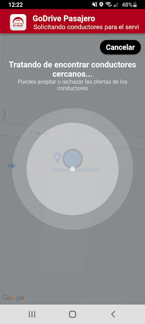 GoDrive Pasajero Screenshot 1