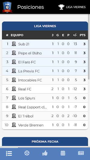 LIGA F.A.M. Screenshot 0