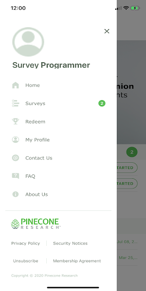 Pinecone Mobile App Screenshot 2
