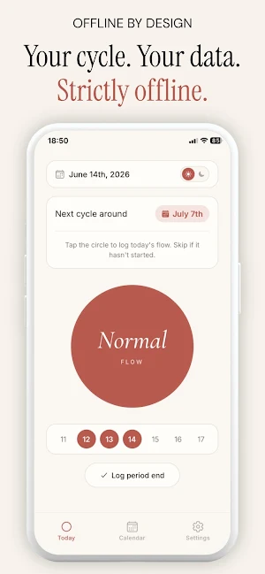 Teen Cycle: Period Tracker Screenshot 0
