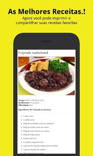 Receitas de Feijoada toda gostosa Screenshot 1