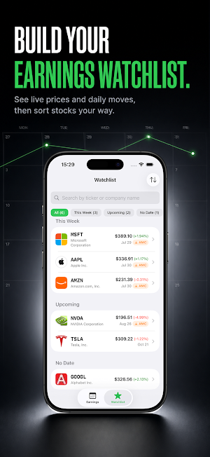 Earnings Beat Screenshot 1