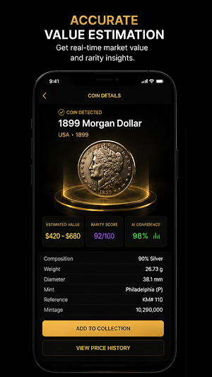 AI Coin Value Scanner & ID Screenshot 3