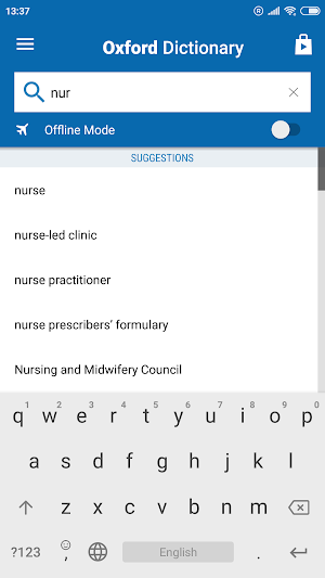 Oxford Dictionary of Nursing Screenshot 1