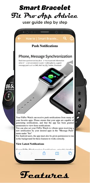 Smart Bracelet Fitpro Advice Screenshot 2