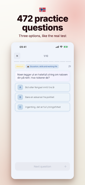 Statsborgerprøven Pensum Screenshot 1