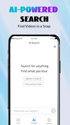 AIpollo Player：AI Smart Search Screenshot 0