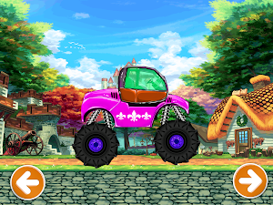 Kids Monster Truck Hill Racing Screenshot 3