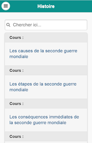 Histoire : Cours Screenshot 0