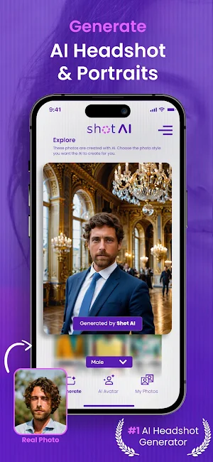 ShotAI - AI Headshot Generator Screenshot 0