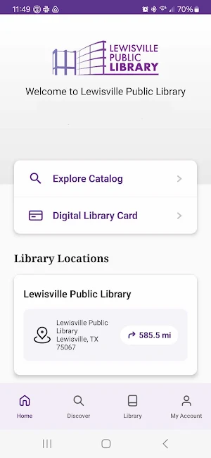 Lewisville Public Library Screenshot 3