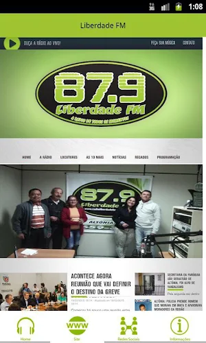 Liberdade FM de Altônia Screenshot 1