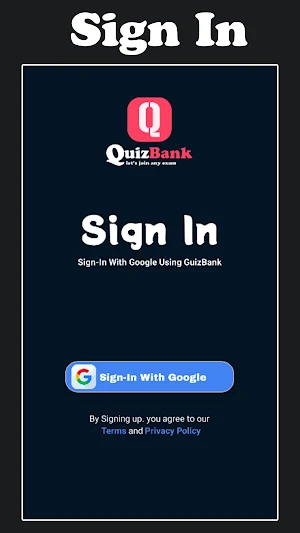 QuizBank - কুইজব্যাংক Screenshot 0
