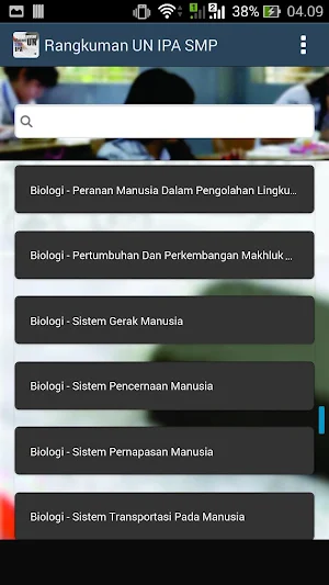 Rangkuman Materi UN IPA SMP Screenshot 2