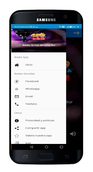 Radio lavoz de lima Sur Screenshot 1