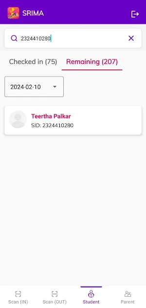 Sri Ma Events Screenshot 1