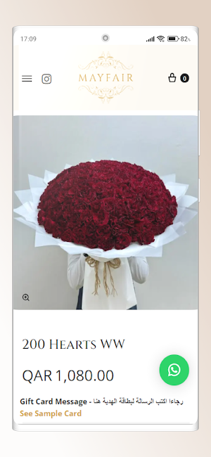 Mayfair Flowers Qatar Screenshot 0