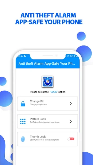 Security Alarm Mobile Anti-theft App for Android Screenshot 2