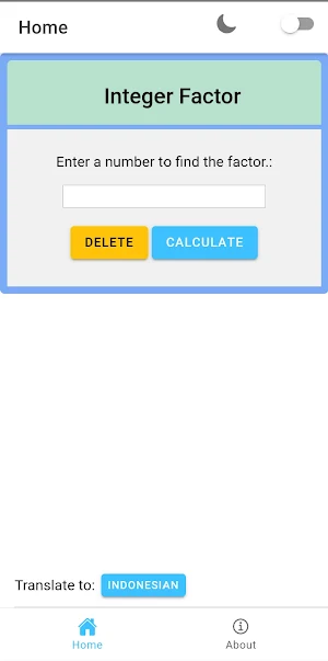 Integer Factor Screenshot 0