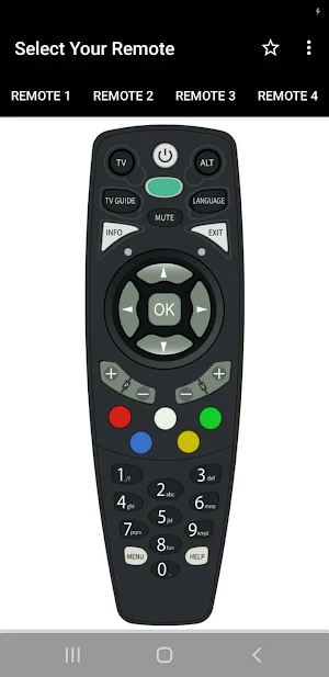 DSTV Remote Control Screenshot 1