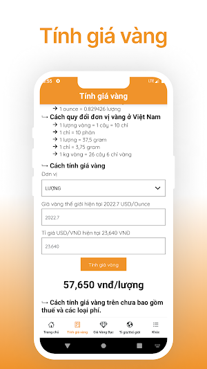 Giá Vàng Hôm Nay Screenshot 2