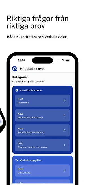 Högskoleprovet: vägen till 2.0 Screenshot 3